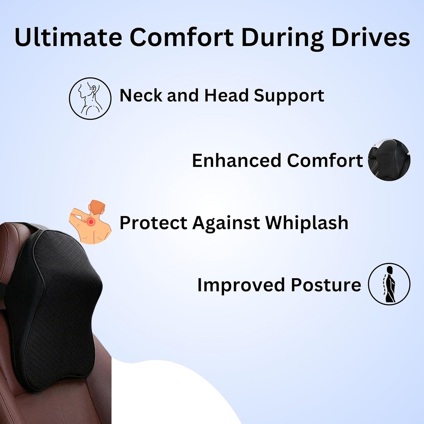 Car Neck Rest-Butterfly Shape