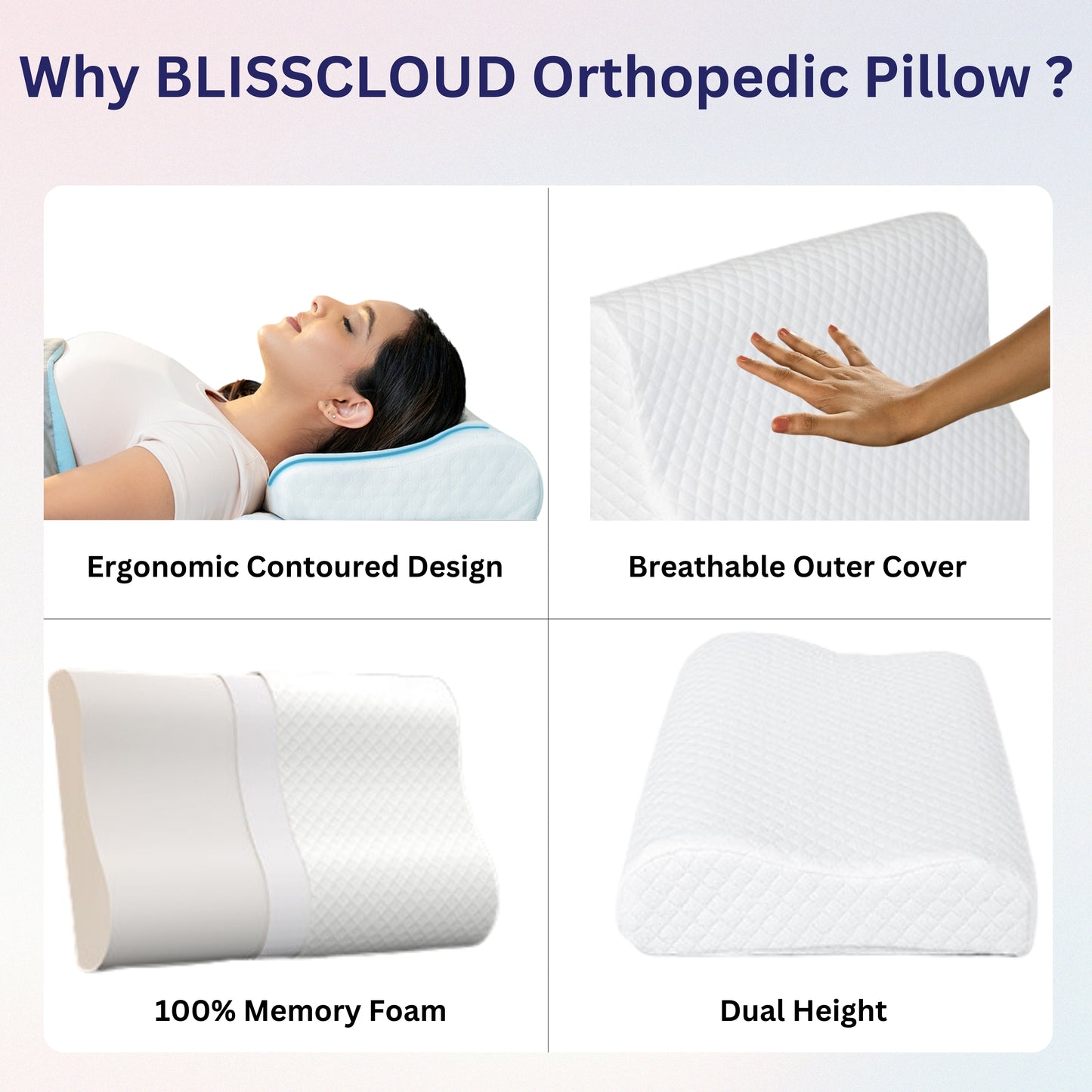 Contour Memory Foam Pillow