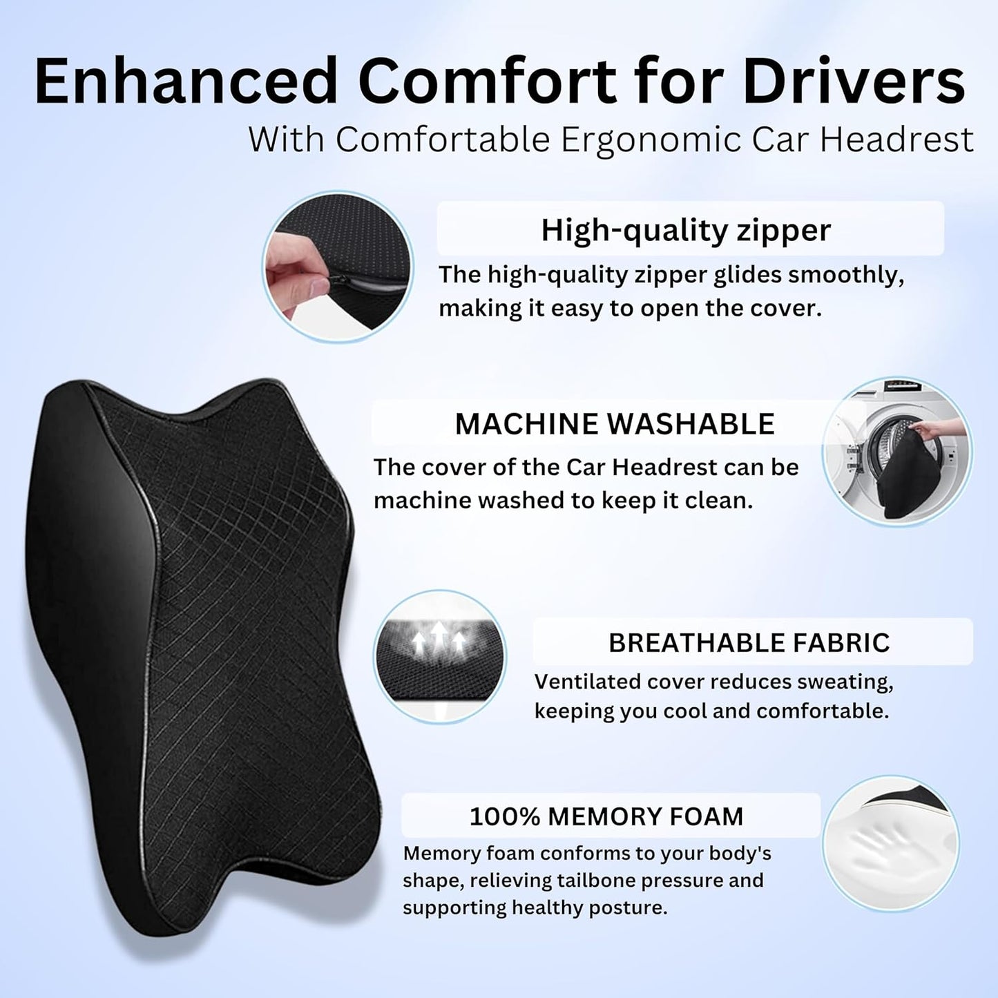 Car Neck Rest-Butterfly Shape