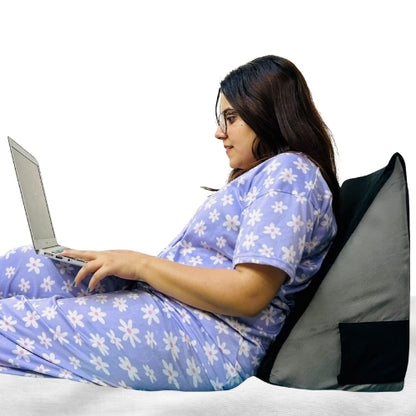 Bed Wedge Pillow Black